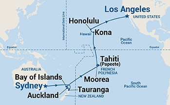 26-Day Tahiti, Hawaii & South Pacific Crossing